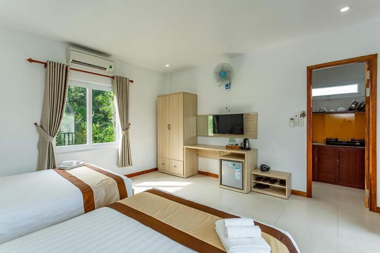 Moc Lam Bungalow Duong Dong Exterior foto