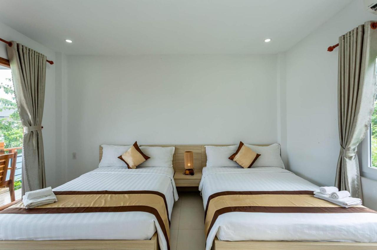 Moc Lam Bungalow Duong Dong Exterior foto